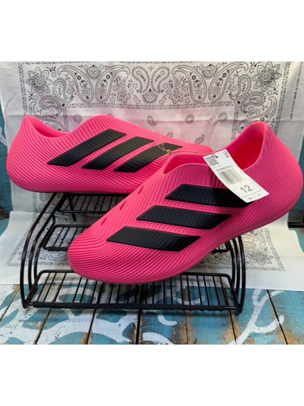 NEW Adidas PURECHILL Climacool Lucid Pink/Black KI0065 Men’s Comfort Size 12